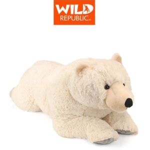 Wild Republic 30” Jumbo Polar Bear Plush, Giant Stuffed Animal